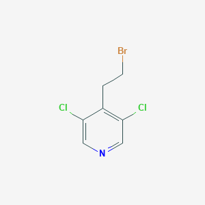 molecular formula C7H6BrCl2N B8308317 3,5-Dichloro-4-bromethyl pyridine 