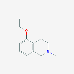 molecular formula C12H17NO B8308334 5-Ethoxy-2-methyl-1,2,3,4-tetrahydroisoquinoline 