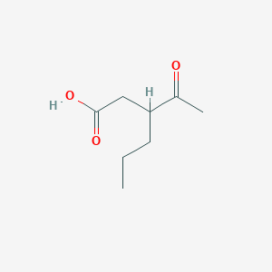 molecular formula C8H14O3 B8308362 3-Acetyl-hexanoic acid 