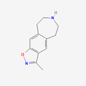 molecular formula C12H14N2O B8308413 3-methyl-6,7,8,9-tetrahydro-5H-isoxazolo[4,5-h][3]benzazepine 