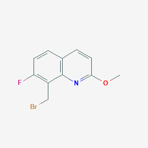 8-(Bromomethyl)-7-fluoro-2-(methyloxy)quinoline