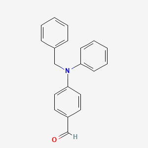 molecular formula C20H17NO B8308640 4-(N-phenylbenzylamino)benzaldehyde CAS No. 69925-16-2