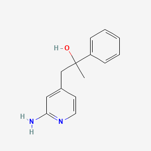 1-(2-Amino-pyridin-4-yl)-2-phenyl-propan-2-ol