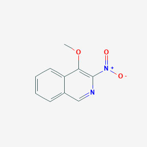 molecular formula C10H8N2O3 B8308684 4-Methoxy-3-nitroisoquinoline 