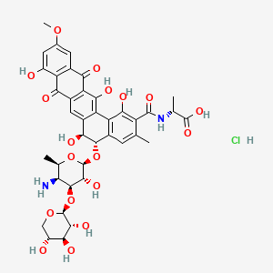 molecular formula C39H43ClN2O18 B8308685 Benanomicin B hydrochloride CAS No. 116299-57-1