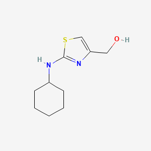 molecular formula C10H16N2OS B8308704 2-Cyclohexylaminothiazol-4-ylmethanol 