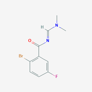 2-Bromo-N-((dimethylamino)methylene)-5-fluorobenzamide