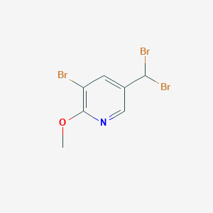 B8308740 3-Bromo-5-dibromomethyl-2-methoxy-pyridine CAS No. 1219936-54-5