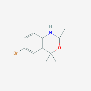 6-bromo-2,2,4,4-tetramethyl-1,4-dihydro-2H-3,1-benzoxazine