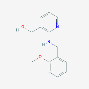 molecular formula C14H16N2O2 B8308801 (2-(2-Methoxybenzylamino)-3-pyridinyl)methanol 
