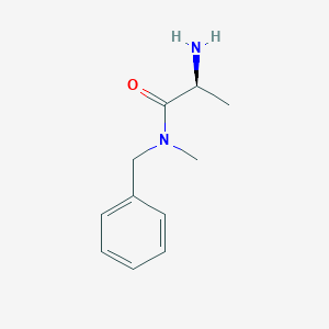 molecular formula C11H16N2O B8308849 (S)-2-amino-N-benzyl-N-methylpropanamide 