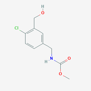 (4-Chloro-3-hydroxymethyl-benzyl)-carbamic Acid Methyl Ester