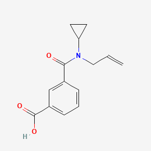 N-allyl-N-cyclopropyl-isophthalamic acid