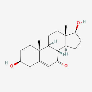 molecular formula C19H28O3 B8308916 3beta,17beta-Dihydroxyandrost-5-en-7-one 