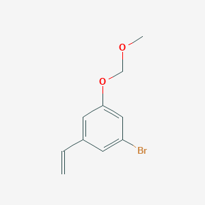 molecular formula C10H11BrO2 B8308944 1-Bromo-3-methoxymethoxy-5-vinyl-benzene 