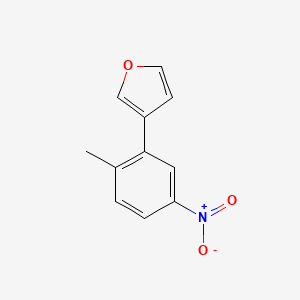 4-Methyl-3-(3-furyl)nitrobenzene