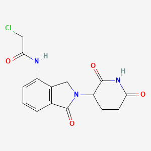 2-chloro-N-(2-(2,6-dioxopiperidin-3-yl)-1-oxoisoindolin-4-yl)acetamide