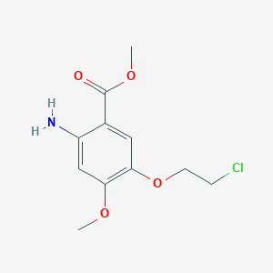 Methyl 2-amino-5-(2-chloroethoxy)-4-methoxybenzoate