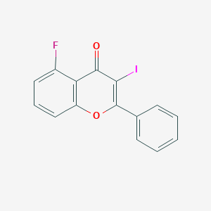 5-Fluoro-3-iodo-2-phenyl-chromen-4-one