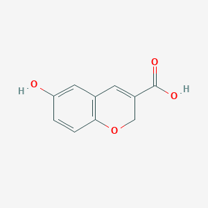 molecular formula C10H8O4 B8309335 6-hydroxy-2H-chromene-3-carboxylic acid 