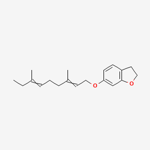 6-[(3,7-Dimethylnona-2,6-dien-1-YL)oxy]-2,3-dihydro-1-benzofuran