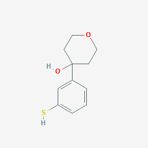 4-(3-Mercapto-phenyl)-tetrahydro-pyran-4-ol