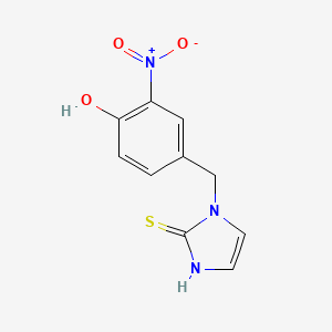 1-(3-Nitro-4-hydroxybenzyl)-2-mercaptoimidazole