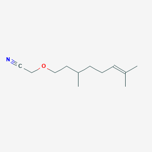 molecular formula C12H21NO B8309361 (3,7-Dimethyl-oct-6-enyloxy)-acetonitrile 