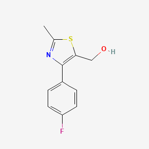 4-(4-Fluorophenyl)-5-hydroxymethyl-2-methylthiazole