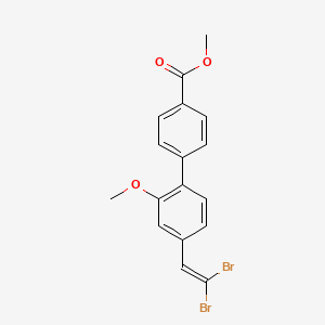 Methyl 4'-(2,2-dibromovinyl)-2'-methoxy-1,1'-biphenyl-4-carboxylate