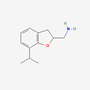 (+/-)-(7-Isopropyl-2,3-dihydro-1-benzofuran-2-yl)methylamine