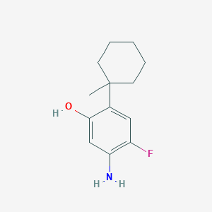 5-Amino-4-fluoro-2-(1-methylcyclohexyl)phenol