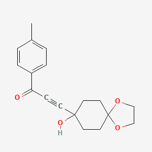 3-(8-Hydroxy-1,4-dioxaspiro[4.5]decan-8-yl)-1-(p-tolyl)-2-propyn-1-one