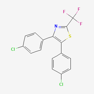 Thiazole, 4,5-bis(4-chlorophenyl)-2-(trifluoromethyl)-