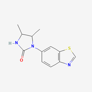 1-Benzothiazol-6-yl-4,5-dimethyl-imidazolidin-2-one