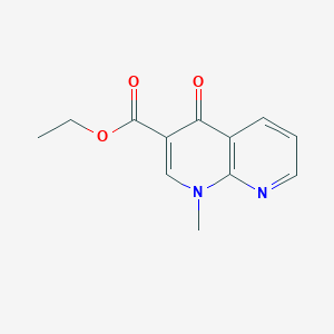 Methyl-4-oxo-1,4-dihydro-[1,8]naphthyridine-3-carboxylic acid ethyl ester