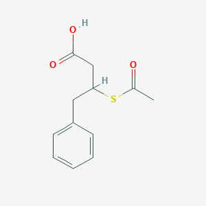 3-Acetylsulfanyl-4-phenyl-butyric acid