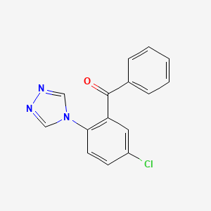 5-chloro-2-(4H-1,2,4-triazol-4-yl)benzophenone