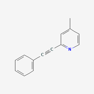 4-Methyl-2-phenylethynyl-pyridine