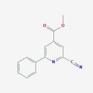Methyl 2-cyano-6-phenylpyridine-4-carboxylate