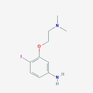 3-(2-Dimethylaminoethoxy)-4-iodoaniline