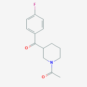 1-Acetyl-3-(4-fluorobenzoyl)piperidine