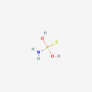B083097 Phosphoramidothioic acid CAS No. 13847-10-4