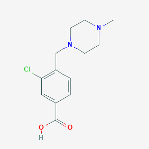 3-Chloro-4-((4-methylpiperazin-1-yl)methyl)benzoic acid