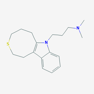 N,N-dimethyl-1,2,4,5,6,7-hexahydrothiocino[5,4-b]indole-7-propanamine