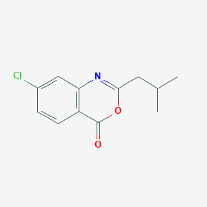 7-Chloro-2-isobutyl-benzo[d][1,3]oxazin-4-one