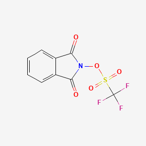 2-(((trifluoromethyl)sulfonyl)oxy)-1H-isoindole-1,3(2H)-dione