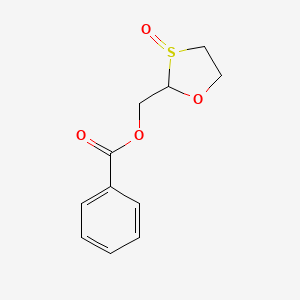 molecular formula C11H12O4S B8309825 2-Benzoyloxymethyl-3-oxo-1,3-oxathiolane 