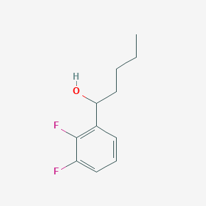 molecular formula C11H14F2O B8309847 1-(2,3-Difluorophenyl)pentan-1-ol 
