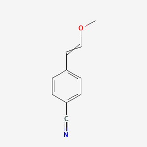 molecular formula C10H9NO B8309876 4-(2-Methoxyethenyl)benzonitrile CAS No. 126675-96-5
